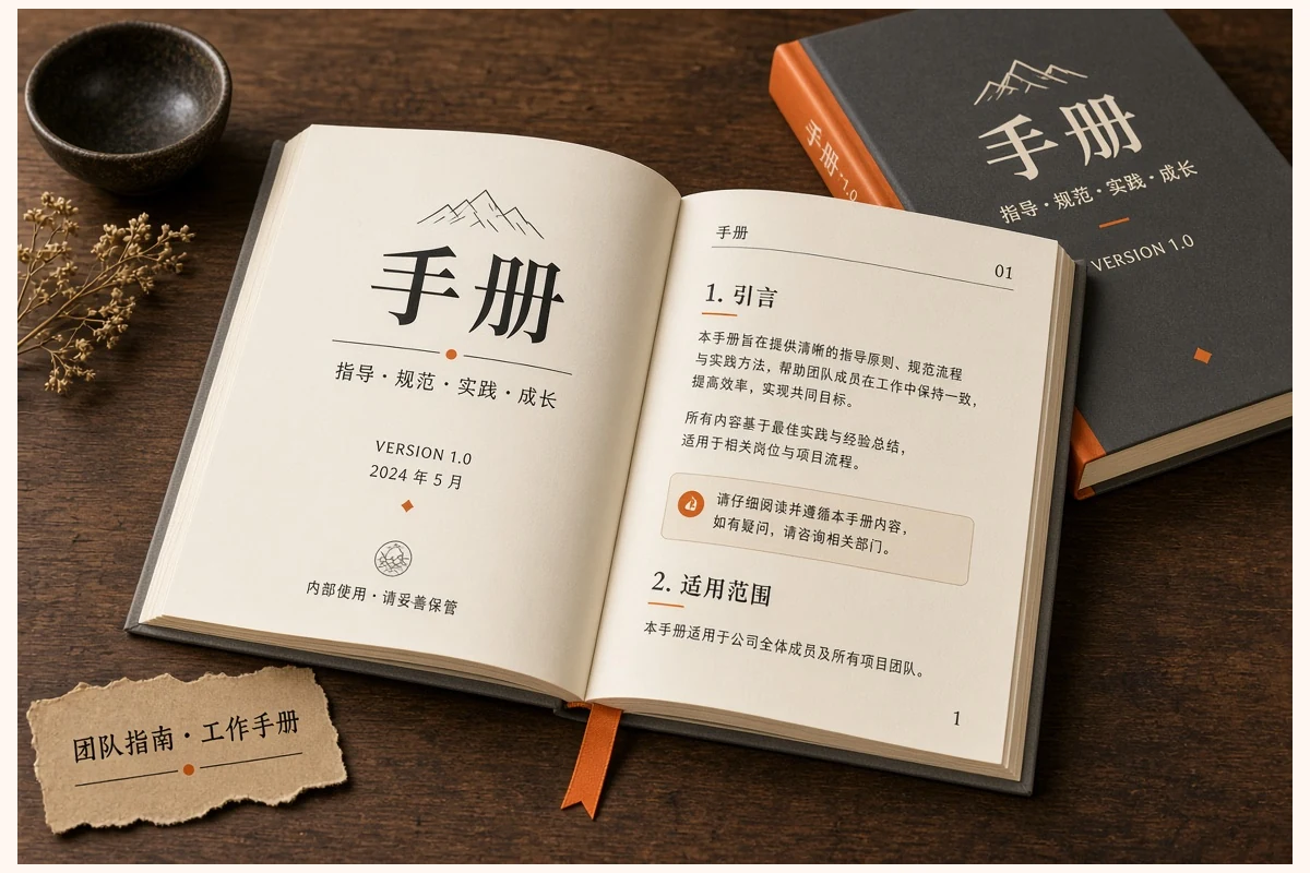 浏览器手册示意